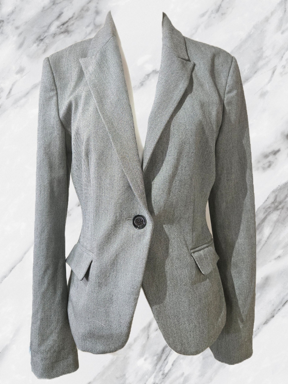 Express Gray Tailored Women's Blazer Jacket